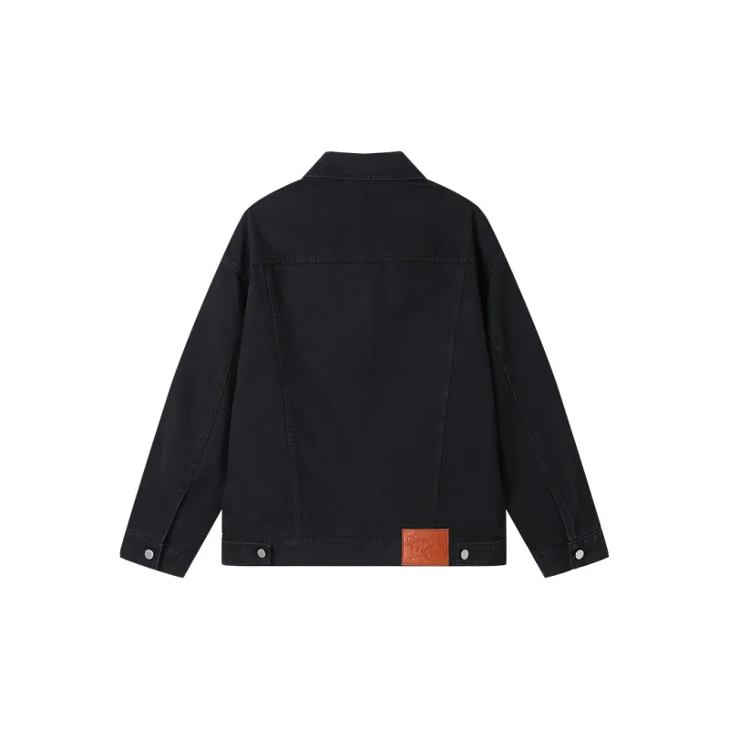 DANGEROUSPEOPLE Denim Jacket Unisex Black-1
