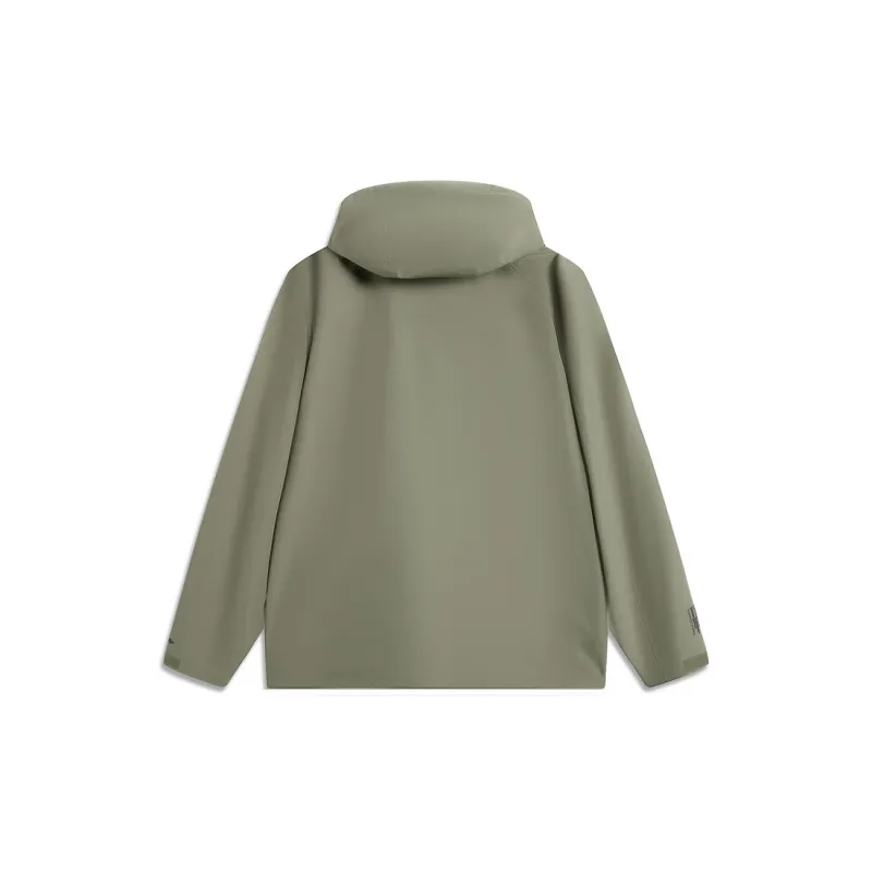 LiNing CF Tracing Windproof And Rainproof Windbreaker Jacket Unisex Min Tea Green-1