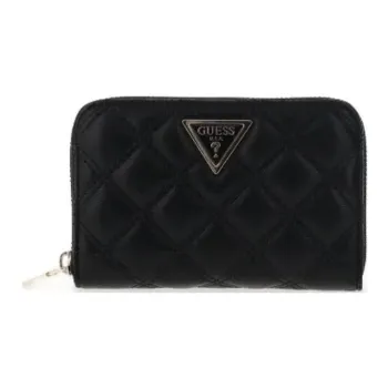 GUESS Polyurethane Wallet Medium Size Women's Black