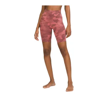 Lululemon Align™ Sports Shorts 8' Women's Camouflage Brier Red Mixed Color