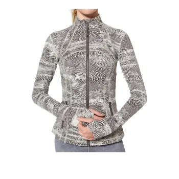 Lululemon Define Jackets Coats Women's Metallic Gray White
