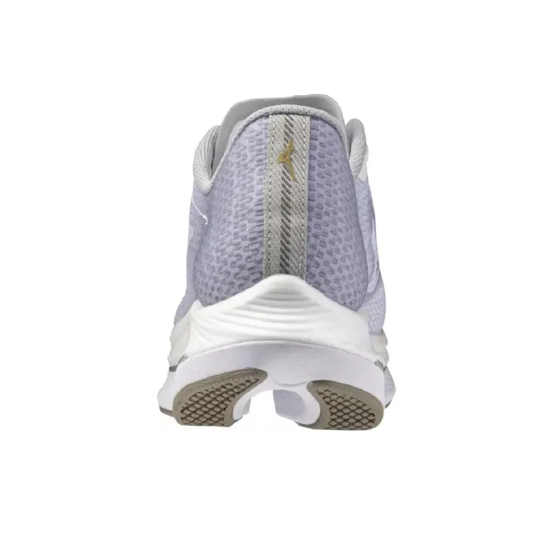 Mizuno Wave Rebellion Flash Anti-Slip Wear-Resistant Low-Top Running Shoes Men's White Gold Gray-4
