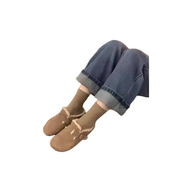 Qiao Anju Home Slippers Camel Khaki Brown-2