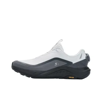 FILA BOA WOLF Anti Slip Wear Resistant Low Top Trail Running Running Shoes Men's White Gray