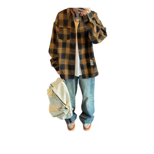 Pirkadat Shirt Unisex Black White Plaid