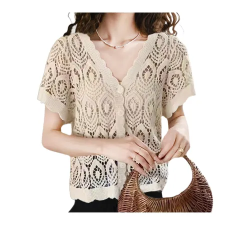 Wbwq Knitwear Women's Apricot Recommended For Under 120 Lbs