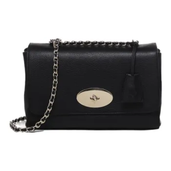Mulberry Goatskin Shoulder Bag Women's Black