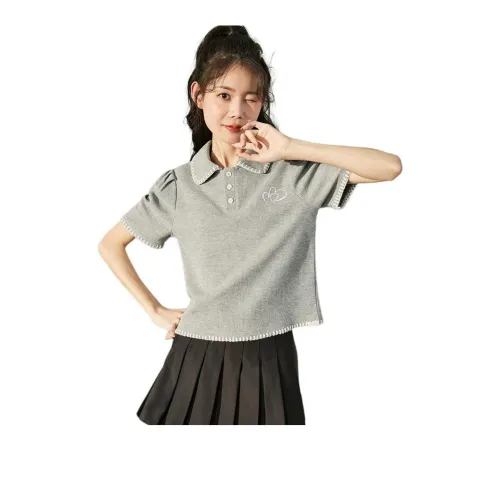Tonlion T-Shirt Women's Light Heather Gray