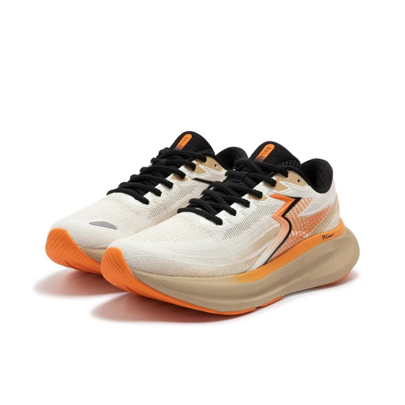 361° International Thread ELEOS Cushioning Anti Slip And Wear Resistant Low Top Running Shoes Unisex Lotus White-2