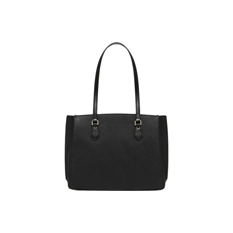 MICHAEL KORS MK Ruby Artificial Leather Tote Bag Shopping Bag Shoulder Bags Large Size Women's Black-1