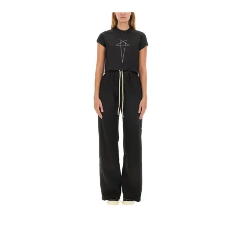 Rick Owens DRKSHDW Crewneck Cropped Top