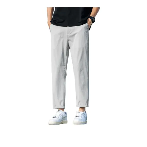 Tonlion Casual Pants Men's Light Gray