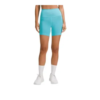 Lululemon Wunder Train High-Rise Short 6' Sports Shorts Women's Electric Turquoise