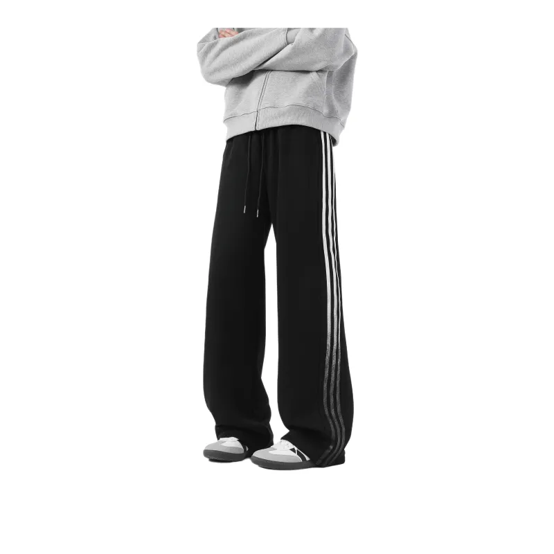 WARNING LIGHT Knitted Sweatpants Unisex-8