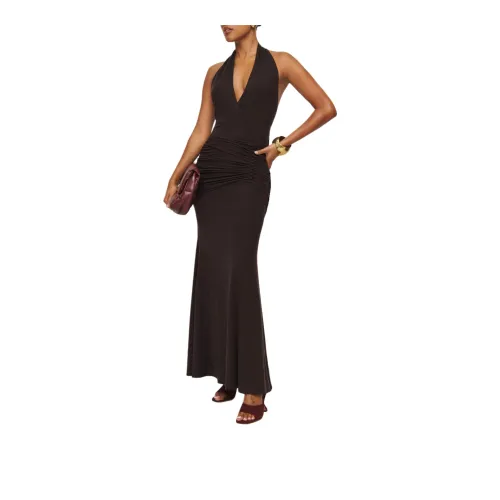 REFORMATION Arden Knit Dress Sleeveless Dress Women's Blackcurrant