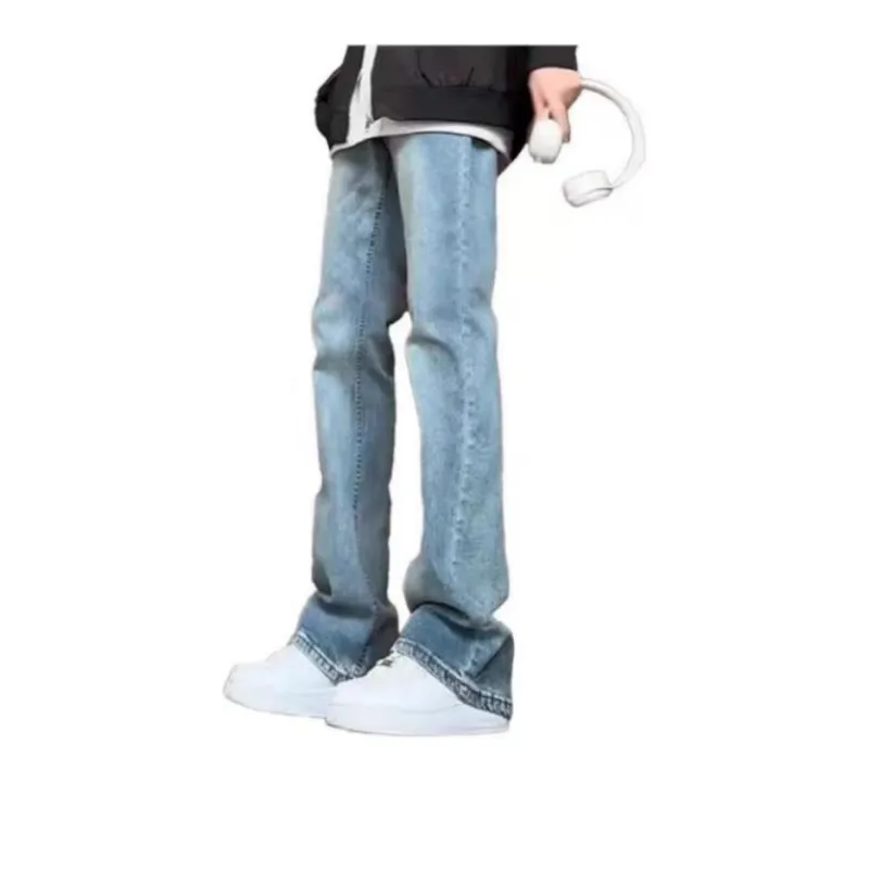 WELTER EXPERIMENT Fashion Trend Jeans Unisex Classic Black-20