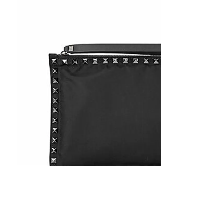 Valentino Nylon Clutch Men's Black-3