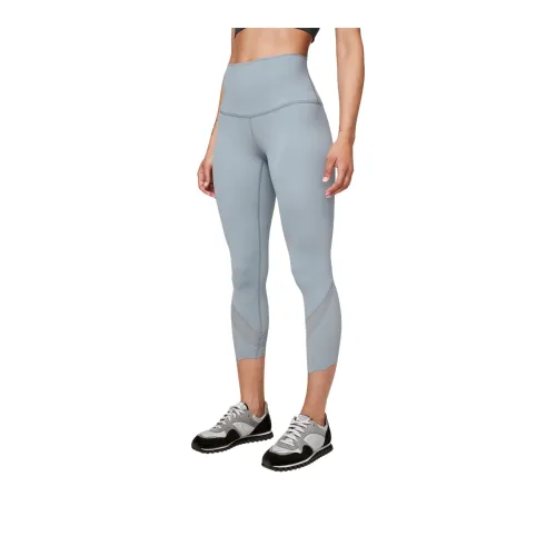 Lululemon Wunder Under Athletic Trousers Women's Denim Blue