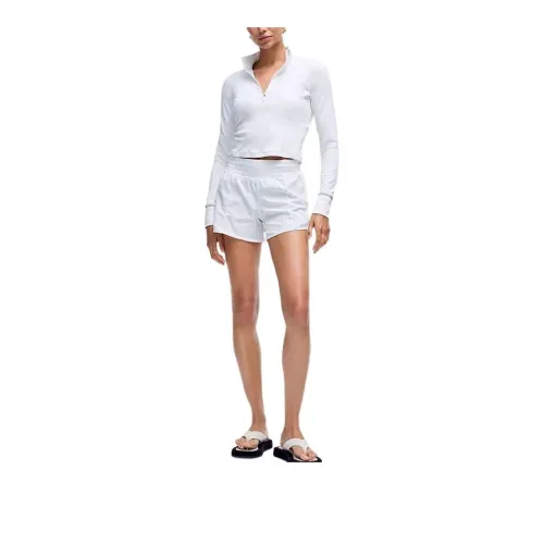 Lululemon Hotty Hot Swift Fabric Casual Shorts Women's White