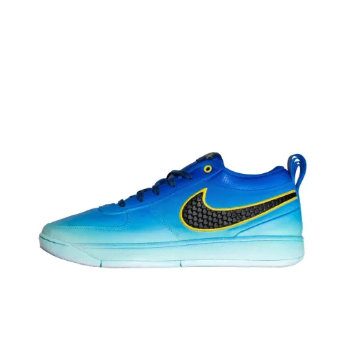 Nike Book 1 Anti Slip Wear Resistant Low Top Basketball Shoes Unisex Blue