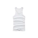 Men's 100% cotton Tank Top (White)