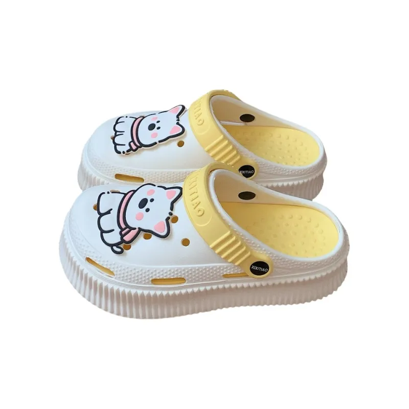 SHIGUDE Slippers Women's, White Rose Red-8