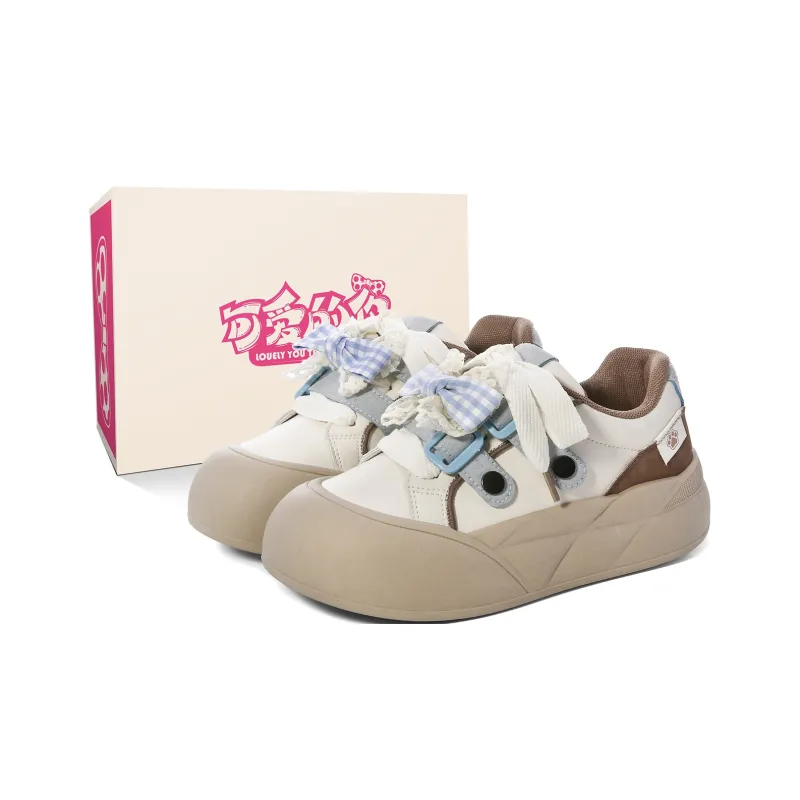 Lovely You Lightweight Anti Slip And Wear Resistant Low Top Skateboard Shoes Women's-6