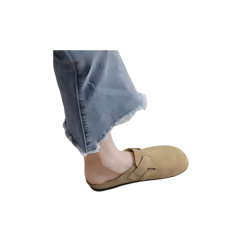 Yamada Hyakuju Home Slippers Camel Khaki Brown-9