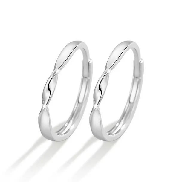 Modern Miracle Sterling Silver Rings Unisex-5