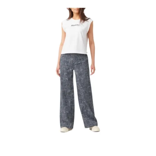 Dickies Casual Pants Women's Washed Blue