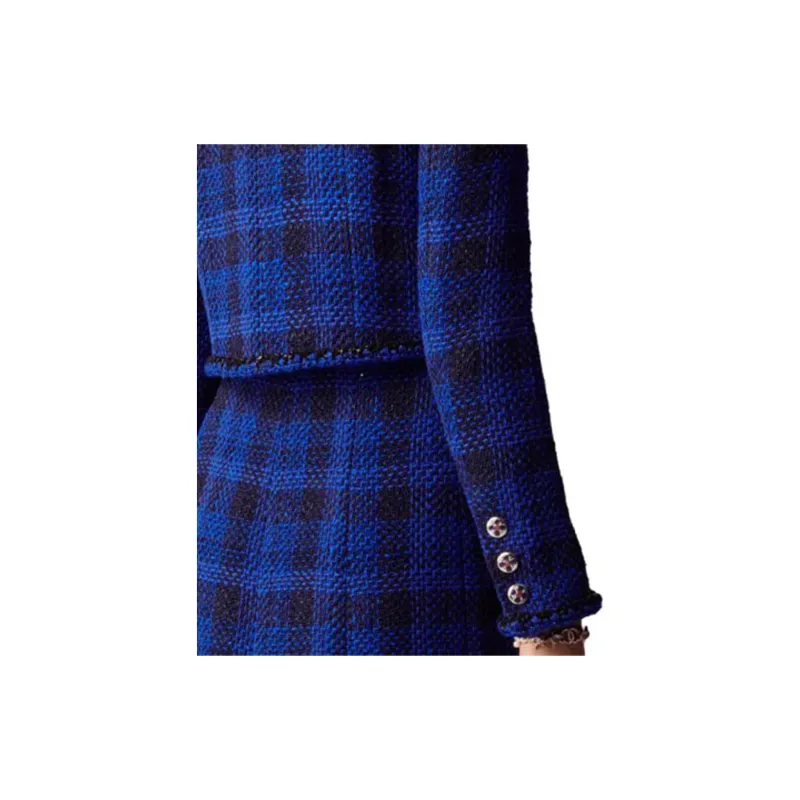 CHANEL SS23 Jackets Coats Women's Blue-4