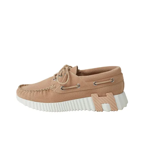 HERMES Ketch Low-Top Casual Shoes Women's Brown