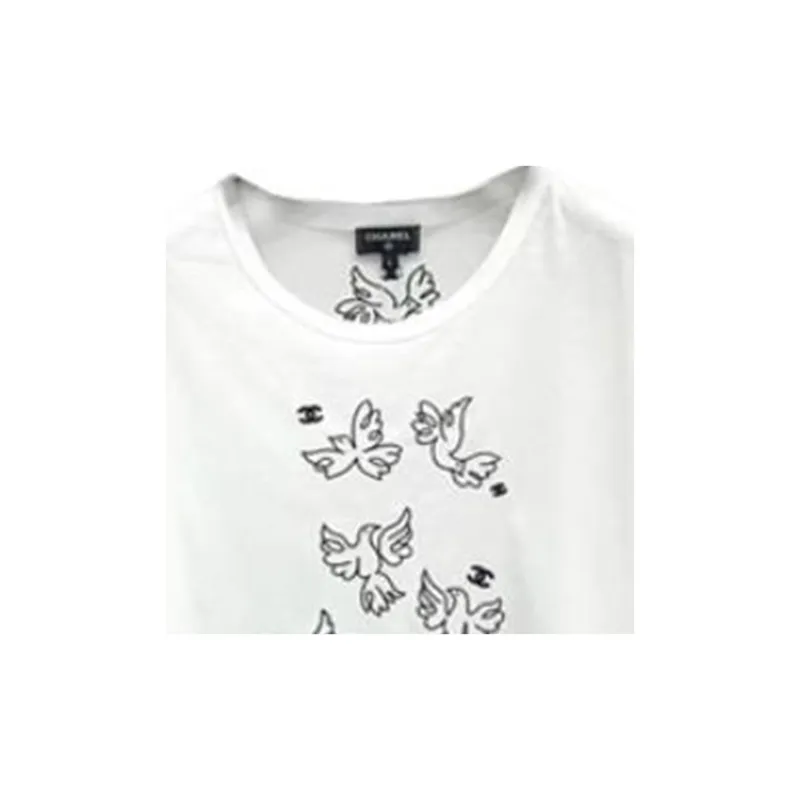 CHANEL T-Shirts Women's White-1
