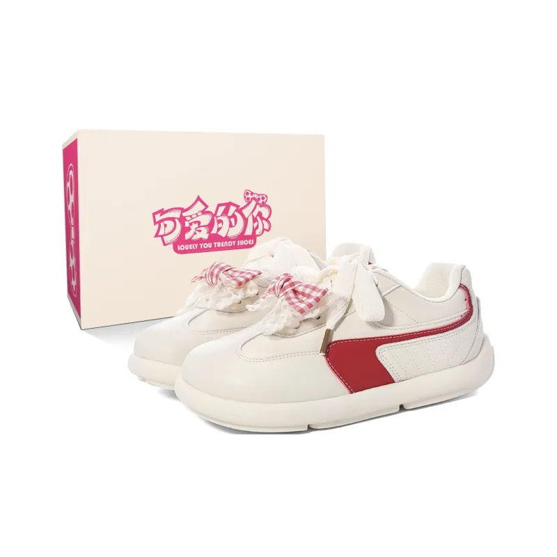 Lovely You Wear resistant And Lightweight Low Top Skateboard Shoes Women's-24