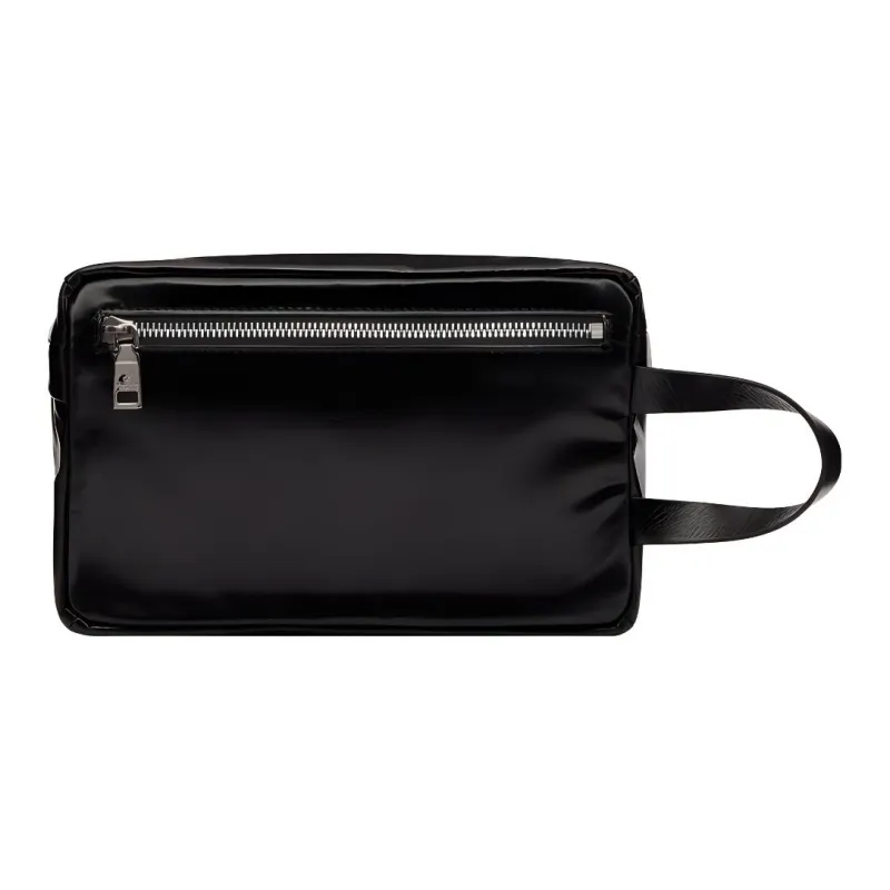 Valentino VLTN Calfskin Toiletry Bag Men's Black-2