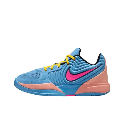 Nike Ja 2 Anti Slip Wear Resistant Low Top Basketball Shoes Unisex Blue