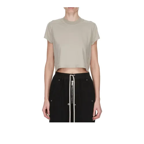 Rick Owens DRKSHDW Cropped Short sleeve T shirt