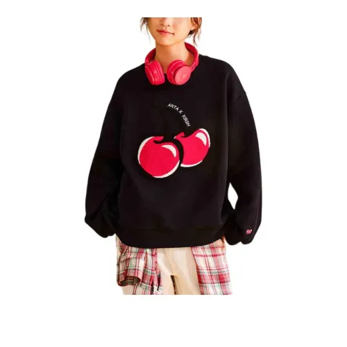 Anta Sports Life Collection Sweatshirt Women's Basic Black