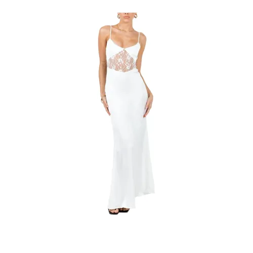 PRINCESS POLLY ROSELLE MAXI DRESS Slip Dress Women's White/White