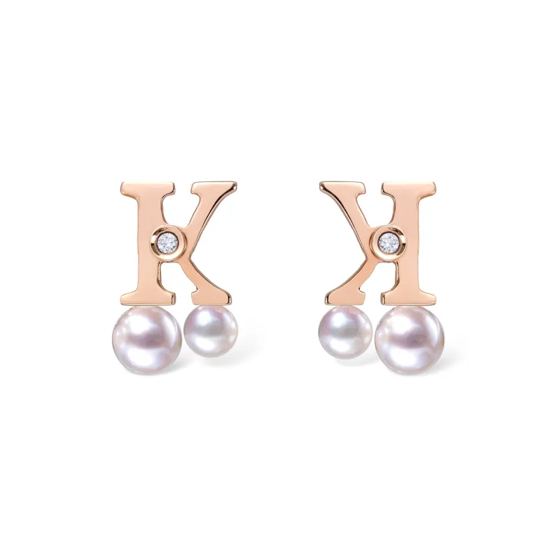 AKOYA Saltwater Pearl Stud Earrings Unisex-0