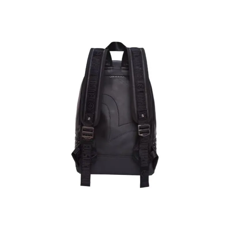 EVISU Cotton Backpack Regular Men's Black-1