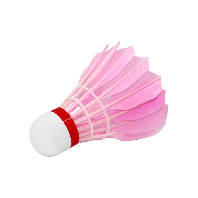 Strange Orange Goose Feather Shuttlecock 3 Pack Goose Feather Shuttlecocks-1