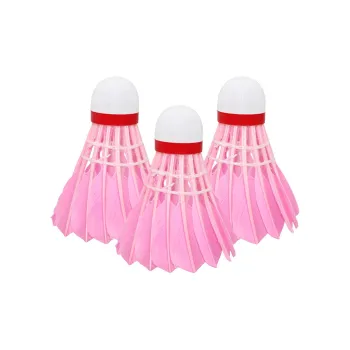 Strange Orange Goose Feather Shuttlecock 3 Pack Goose Feather Shuttlecocks