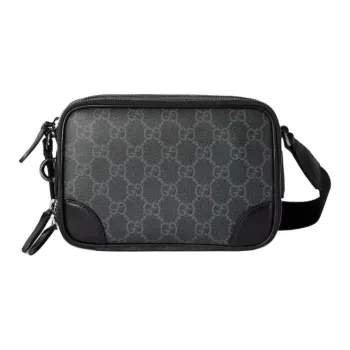 GUCCI Fabric Shoulder Bag Extra Mini Women's Black