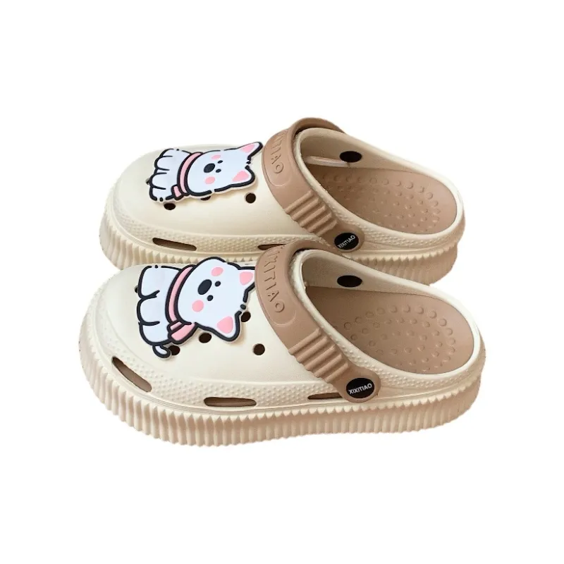 SHIGUDE Slippers Women's, White Rose Red-18