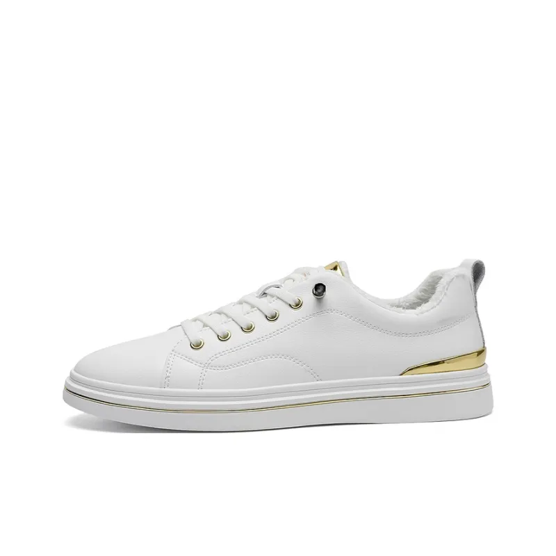CARTELO Korean Style Comfortable Versatile Sports Casual White Sneakers Low Top Lightweight Skateboard Shoes Men's-0