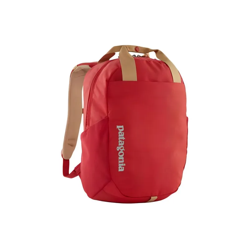 Patagonia Recycled Polyester Backpack Unisex Travel Red-1