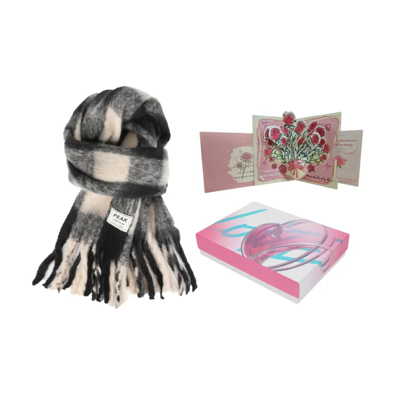 PEAK RIGHT Series Polyester Knit Scarves Unisex-8