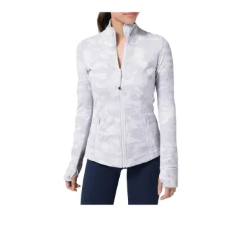 Lululemon Define Series Jacket Women's Camouflage Jacquard Alpine White