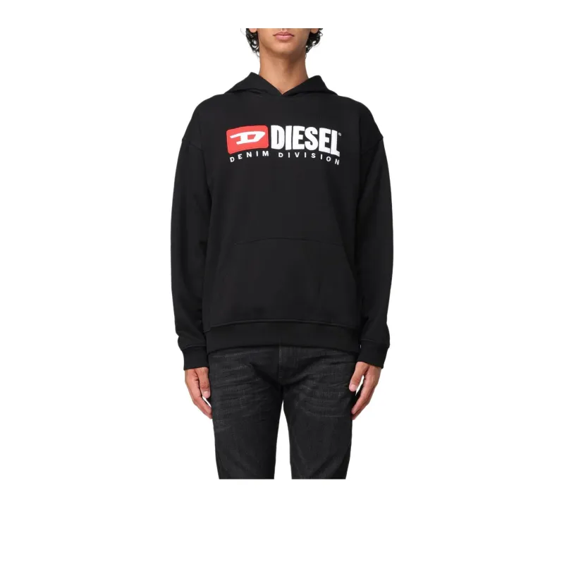 DIESEL S Boxt Logo Printed Hoodie-2